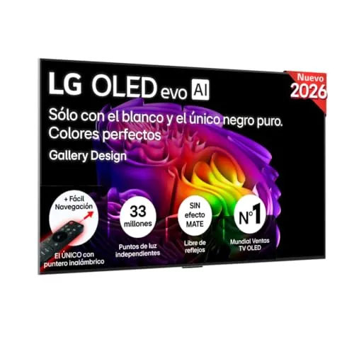 LG OLED55G64LW - Smart TV OLED EVO AI 55" 4K Sin Reflejos, 2026