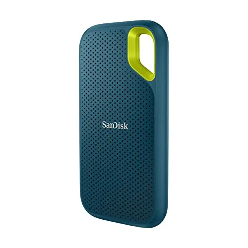 SanDisk 1TB Extreme SSD portátil, USB-C, Memoria de estado sólido NVMe externa, hasta 1050 MB/s, Clasificación IP65 de resistencia al agua y al polvo - Monterey