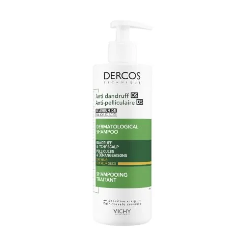 Vichy, Dercos Technique, Champú anticaspa purificante, Cabello seco, 390 ml