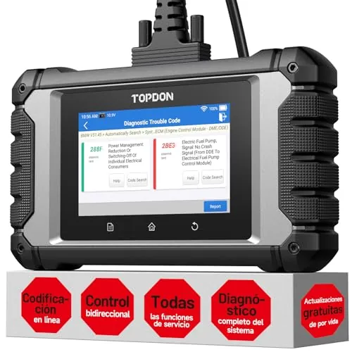 TOPDON ArtiDiag EU-E Diagnosis Coche para Mercedes-Benz, BMW, V.A.G.