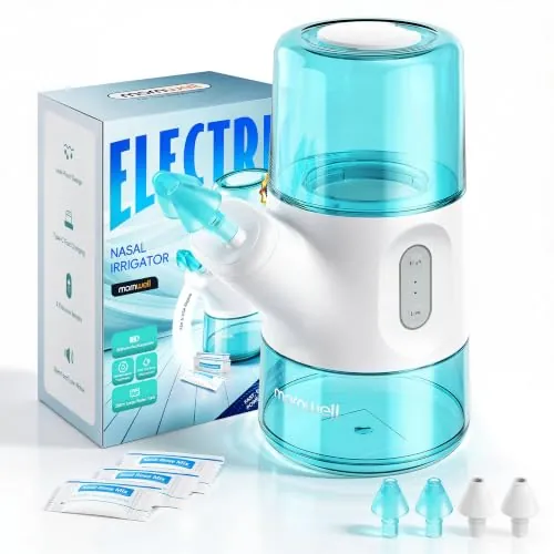 Mornwell Irrigador Nasal Eléctrico, Lavado Nasal Depósito 300ml