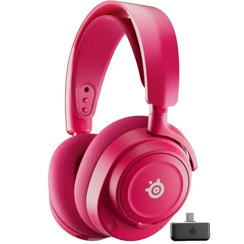 SteelSeries Arctis Nova 7 Wireless Gen 2 Auriculares gaming multiplataforma -Control de app en tiempo real -Más de 50 horas -Controladores magnéticos de neodimio -2,4 GHz y Bluetooth -PC,PS5,Switch1/2
