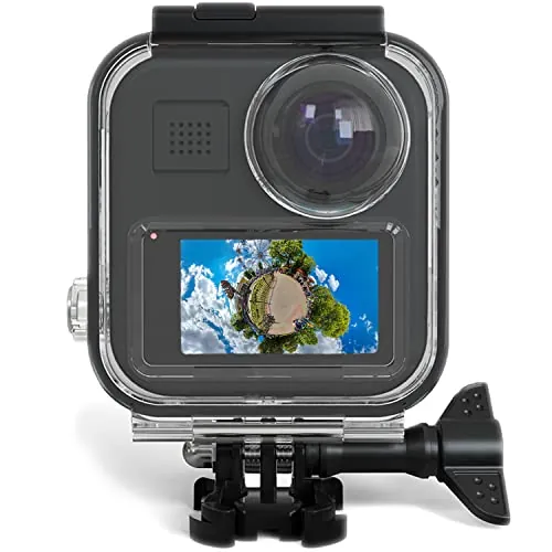 FitStill Funda Impermeable para cámara de acción Go Pro MAX, Sumergible, 45 m, con Soporte para Pantalla táctil, Accesorios