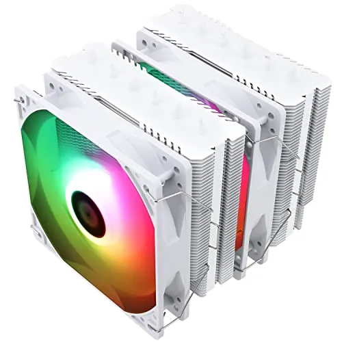 Thermalright Peerless Assassin 120 SE ARGB Enfriador de aire CPU, 6 tubos de calor Cpu enfriador,Ventilador doble 120mm C12CW-S PWM,tecnología AGHP, Para AMD AM4 AM5/Intel 1700/1150/1151/1200