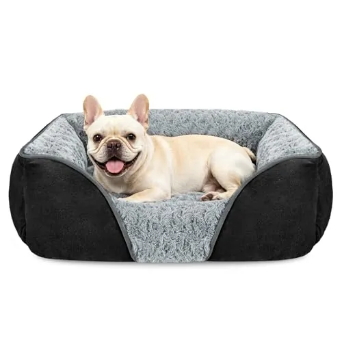 JOEJOY Cama Perro Pequeña, Cama para Perros Lavable, 51x48x15cm