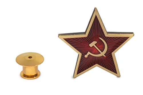 Gemelolandia | | Pin de Solapa Estrella Símbolo Comunista URSS | Pines Originales Para Regalar | Para las Camisas, la Ropa o para tu Mochila | Detalles Divertidos