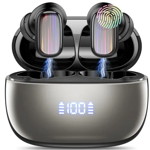 Conyat 2026 Auriculares Traductores de Idiomas, 3en1 AI Auriculares Traductor en Tiempo Real 164 Idiomas y 6 Modos de Traducción, 40H Bluetooth 5.4 Cascos Inalambricos para Viajes, Reuniones, Negro