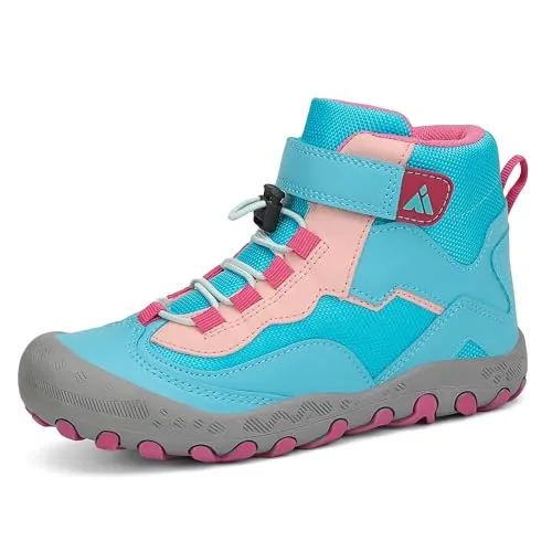 Mishansha Zapatillas de Senderismo Trekking Niño Niña, Azure 36