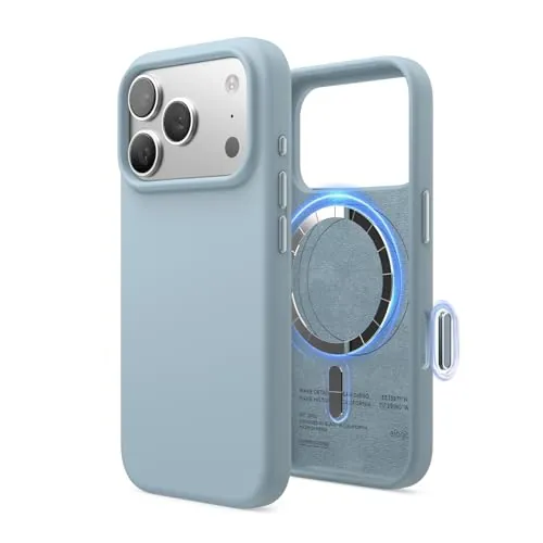 elago Funda Magnética de Silicona Líquida para iPhone 18 Pro/17 Pro [6,3"]
