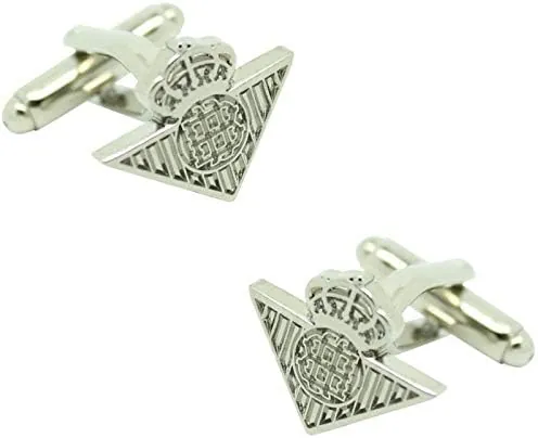 Gemelos Real Betis Plateado Cufflinks