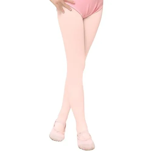 EULANT Medias de Ballet para Niña, 90 Den Blancas, Gruesas y Elásticas, Pantys para Mujer, Calcetines para Presentación y Clases de Danza