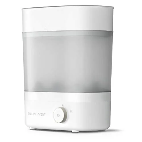 Philips Avent esterilizador y secador de biberones de alta calidad, elimina el 99,9% de las bacterias, sin productos químicos, capacidad para 6 biberones/tetinas/accesorios, modelo SCF293/00