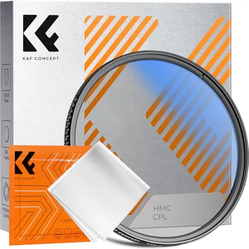 K&F CONCEPT Nano-Klear Filtro Polarizador Circular CPL de Vidrio Óptico con Revestimiento Nano para Objetivo 67mm (Incluye Un Paño de Limpieza)