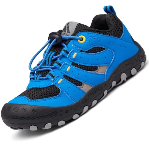Mishansha Zapatillas de Senderismo Trekking Niño Niña, Sport Negro 38