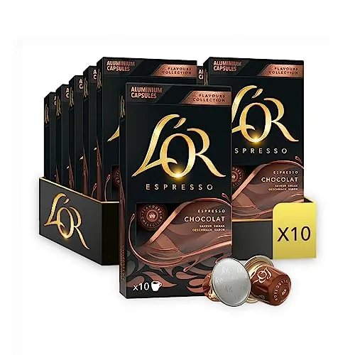 L'OR Flavours Espresso Café Chocolate | 100 Cápsulas