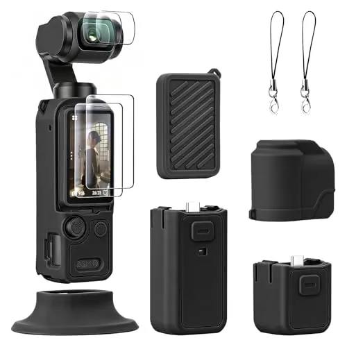 AMAZEAR OSMO Pocket 4 Funda Silicona para dji OSMO Pocket 4 Accesorios