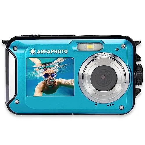 AGFAPHOTO Realishot WP8000 Bleu - Appareil Photo Numérique Étanche