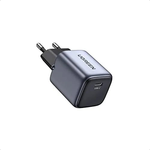 UGREEN Nexode Cargador USB C Carga Rapida 30W GAN Enchufe USB