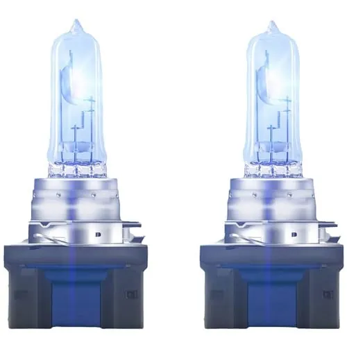 OSRAM COOL BLUE INTENSE H15, +20% más de brillo, hasta 3700K, lámpara de faro halógena, aspecto LED, caja plegable colgante (2 lámparas)