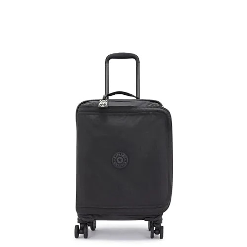 Kipling Spontaneous S Equipaje con Ruedas de Cabina Pequeño, Equipaje de Mano, Black Noir (Negro)