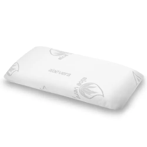 MERCURY TEXTIL - Almohada viscoelástica con Tejido de Aloe Vera, termoregulable adaptabilidad al Cuello de Alta recuperación. (135CM)