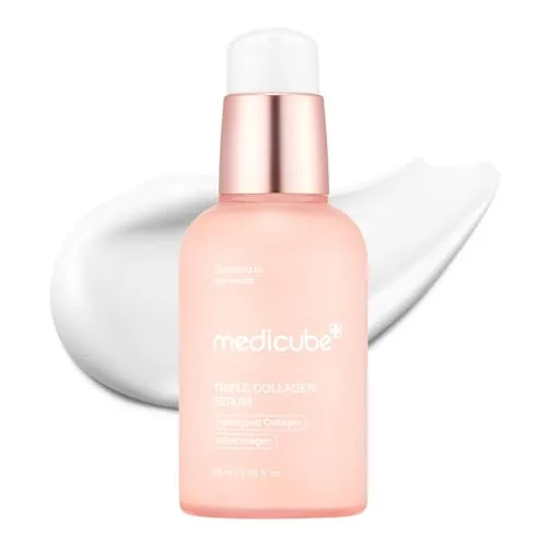 medicube Sérum Triple De Colágeno De 1.85 Onzas Líquidas Que Nutre La Piel Opaca Con El Complejo Triple De Colágeno, Un Sérum Liviano Con Niacinamida 1.85 Onzas Líquidas (Paquete De 1)