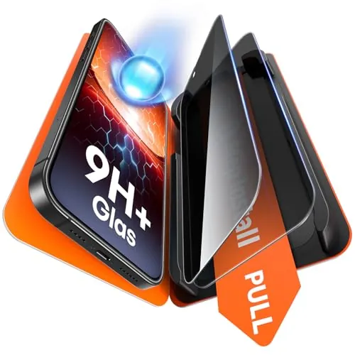 TAURI Protector Pantalla para iPhone 13 [Instalación en 1 Paso]