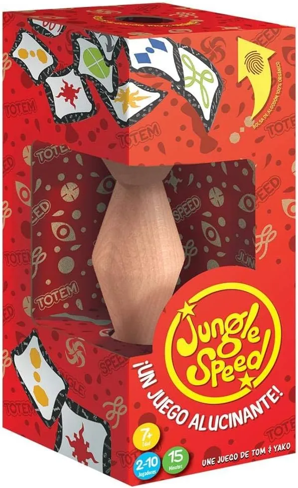 Zygomatic Jungle Speed Juego de Cartas, Juego de Mesa Divertido para Amigos y Familia, A Partir de 7 Años, De 2 a 10 Jugadores, 10 Minutos por Partida, En Español y Portugués