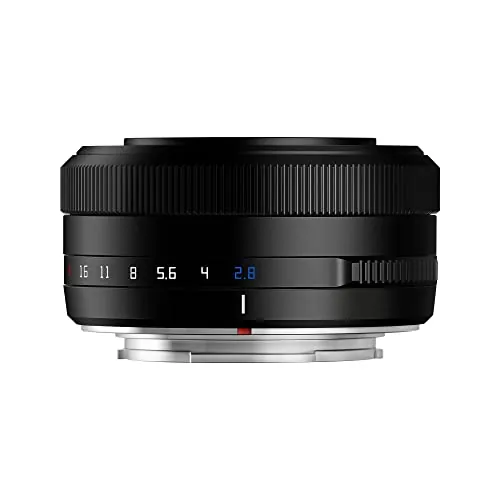 TTARTISAN 27mm F2.8 Objetivo de cámara para Montura Fuji X APS-C Enfoque automático Cuerpo metálico Peso Ligero Portátil Apoyo al Seguimiento Ocular (Negro)