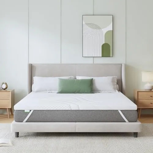Novilla Topper Viscoelástico 150x190x7,5cm, con Funda Lavable
