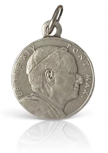 I G J Medalla de Papa León XIV (PAPA PREVOST) / Plaza de San Pedro, Roma – 100% Fabricado en Italia