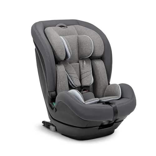 Inglesina Caboto i-Size, Sillita para coche, Hasta 15 meses a 12 años de edad, 76-150cm, Stone Grey