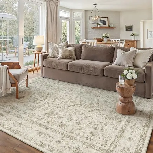 PureCozy Alfombra Salon 160x230cm Beige Vintage