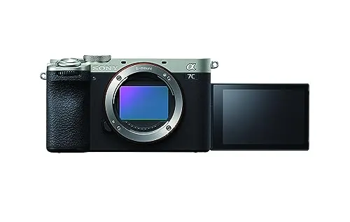 Sony Alpha 7C II Cámara de Fotos Digital de Lente Intercambiable de Fotograma Completo, Color Plateado