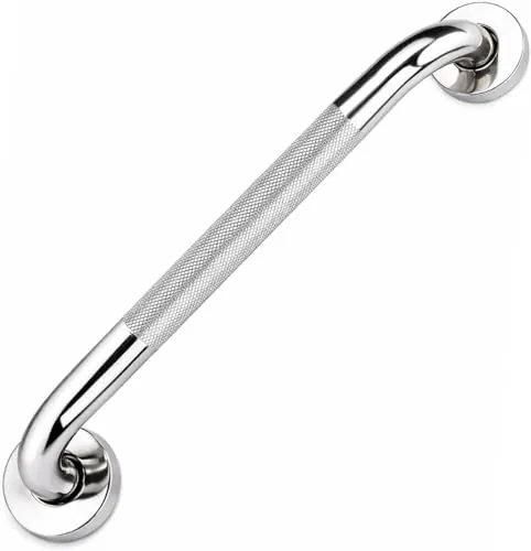 supregear Barra de Agarre para Baño, Antideslizante de Acero Inoxidable 304, Barra de Seguridad y Apoyo para Cocina, Dormitorio, Bañera, Ducha y Escalones, 55 cm