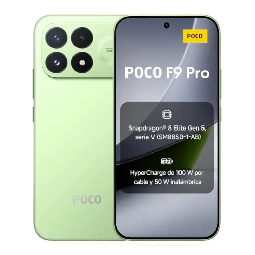 POCO F9 Pro, Smartphone 12+256, Verde, batería de 6330mAh, carga de 100 W