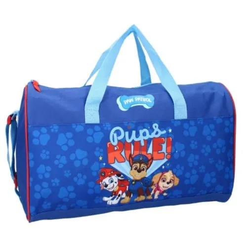 mybagstory - Bolsa de Deporte - Pat Patrulla Canina - Niño - Escuela - Jardín de Infantes - Guardería - Primaria - Bolsa para niño - Talla 40 cm - Correa Ajustable - Idea de Regalo