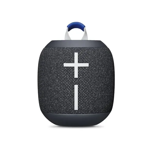 Ultimate Ears Wonderboom 4, Altavoz Bluetooth portátil Resistente al Agua con Graves potentes y Sonido de 360 Grados, Altavoz Flotante a Prueba de Polvo con Radio de acción de 40m - Negro