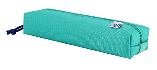 Oxford - Estuche Rectangular, kangoo con goma, 22 cm, color ice mint