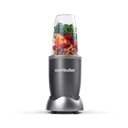 nutribullet Pro 900 Watt, batidora personal, batidora multifuncional, vaso de 700ml, champán, NB904CP