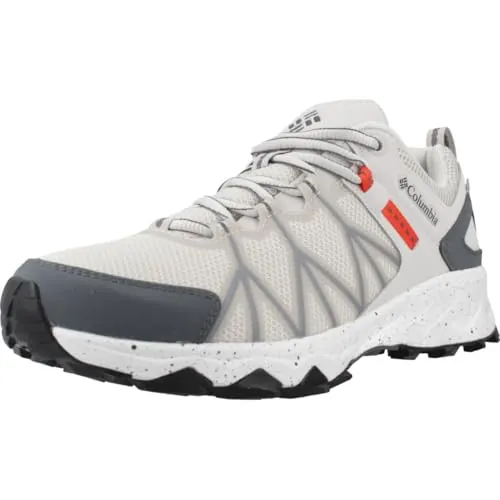 Columbia Men's Peakfreak 2 Outdry, Waterproof Low Rise Trekking and Hiking Shoes, Moonstone/Red Quartz, 7.5