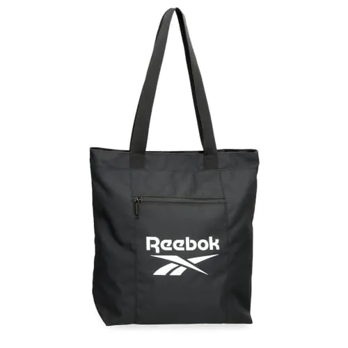 Reebok Ashland Bolso Shopping Negro 39x39x12 cms Poliéster by Joumma Bags
