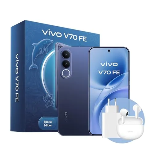 vivo V70 FE 5G 8+512GB Cámara 200MP OIS Pantalla 1,5K 7000mAh IP68 IP69