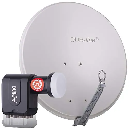 DUR-line Select 75/80 Juego de antena de satélite [LNB, Multiconmutador]