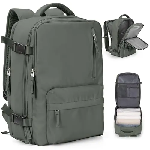 SEAFEW Mochila Viaje Cabina Avion 40x30x20 para Ryanair Equipaje de Mano