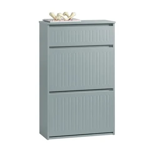 SoBuy Zapatero Estrecho con 2 Solapas 61x26x100cm para recibidor