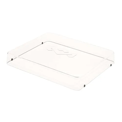 House of Marley Cubierta de Polvo para Tocadiscos Bluetooth - Compatible con Stir It Up y Simmer Down Tocadiscos de Vinilo, Protección para Reproductor de Vinilos, Transparente