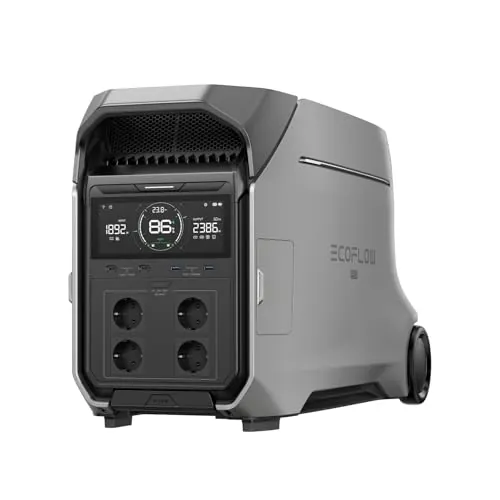 Estación de energía portátil EF EcoFlow DELTA Pro 3, batería LFP de 4096 Wh