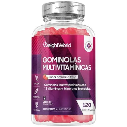Ashwagandha Gominolas 1200mg - 120 Gomitas Veganas con Sabor a Frambuesa - Suplemento Ayurveda de la Withania Somnifera, Sin Gluten, Sin OGM y Keto para 2 Meses
