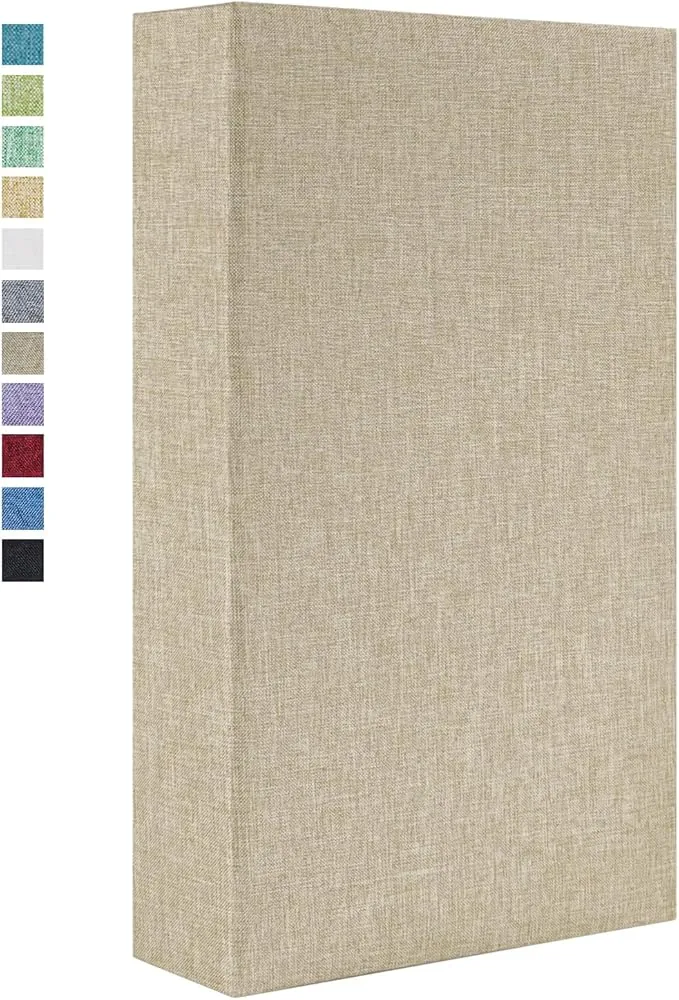 Vienrose Álbum de Fotos 10x15 cm de Gran Capacidad 300 Fotos Cubierta de Tela Libro de Imágenes Horizontales, Familia, Bebé, Boda, Aniversario, Vacaciones